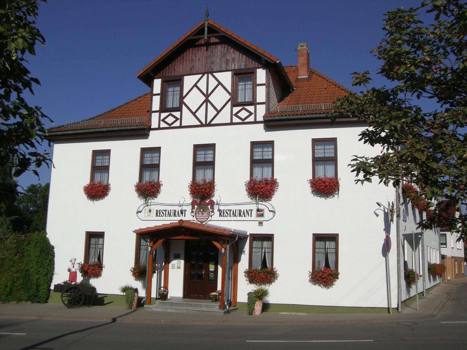 Landgasthof & Hotel Krone Eischleben Ichtershausen Exterior foto