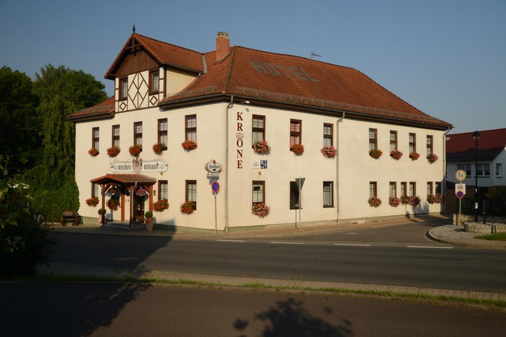 Landgasthof & Hotel Krone Eischleben Ichtershausen Exterior foto
