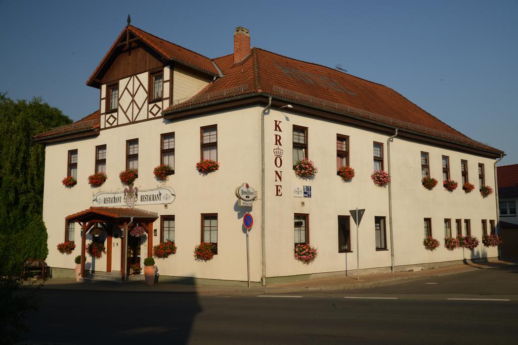 Landgasthof & Hotel Krone Eischleben Ichtershausen Exterior foto