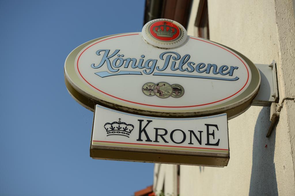 Landgasthof & Hotel Krone Eischleben Ichtershausen Exterior foto